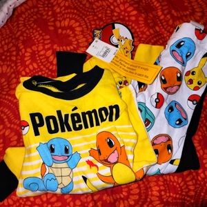 Pokemon Kids Pajamas 2 sets
